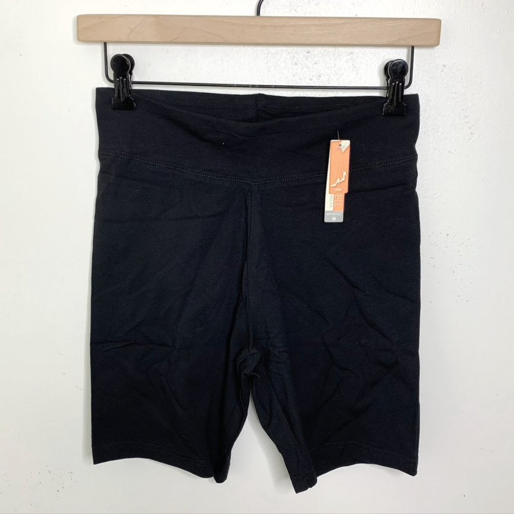 5/$25 black high waisted biker shorts